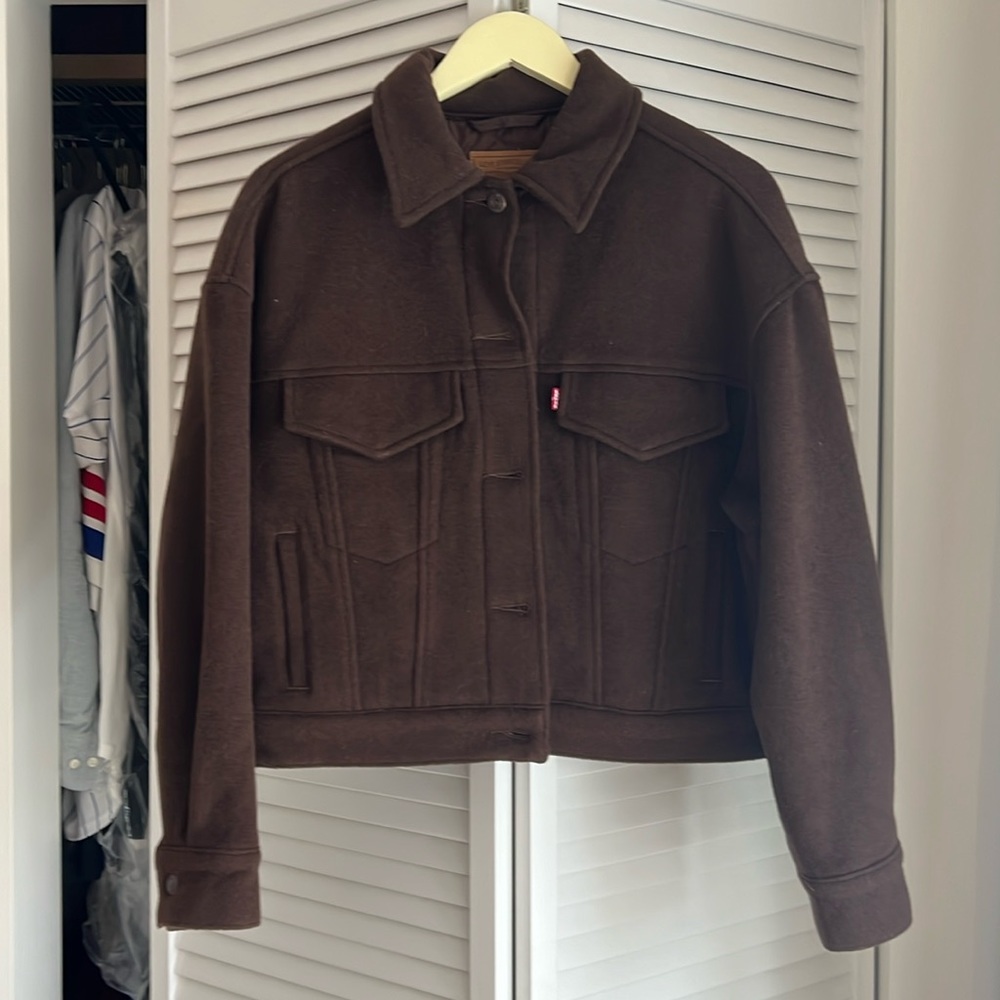 LEVIS cropped trucker jacket